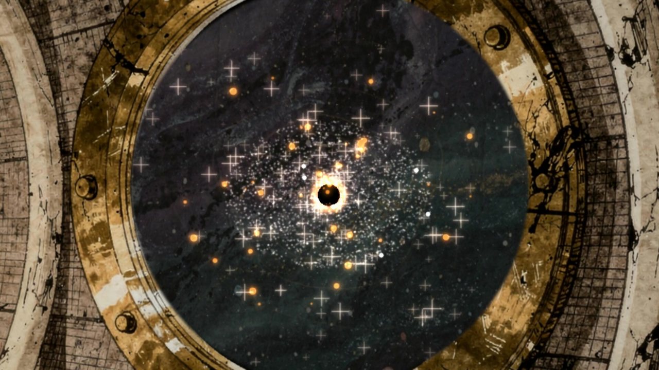 the window: stars and the dark centre