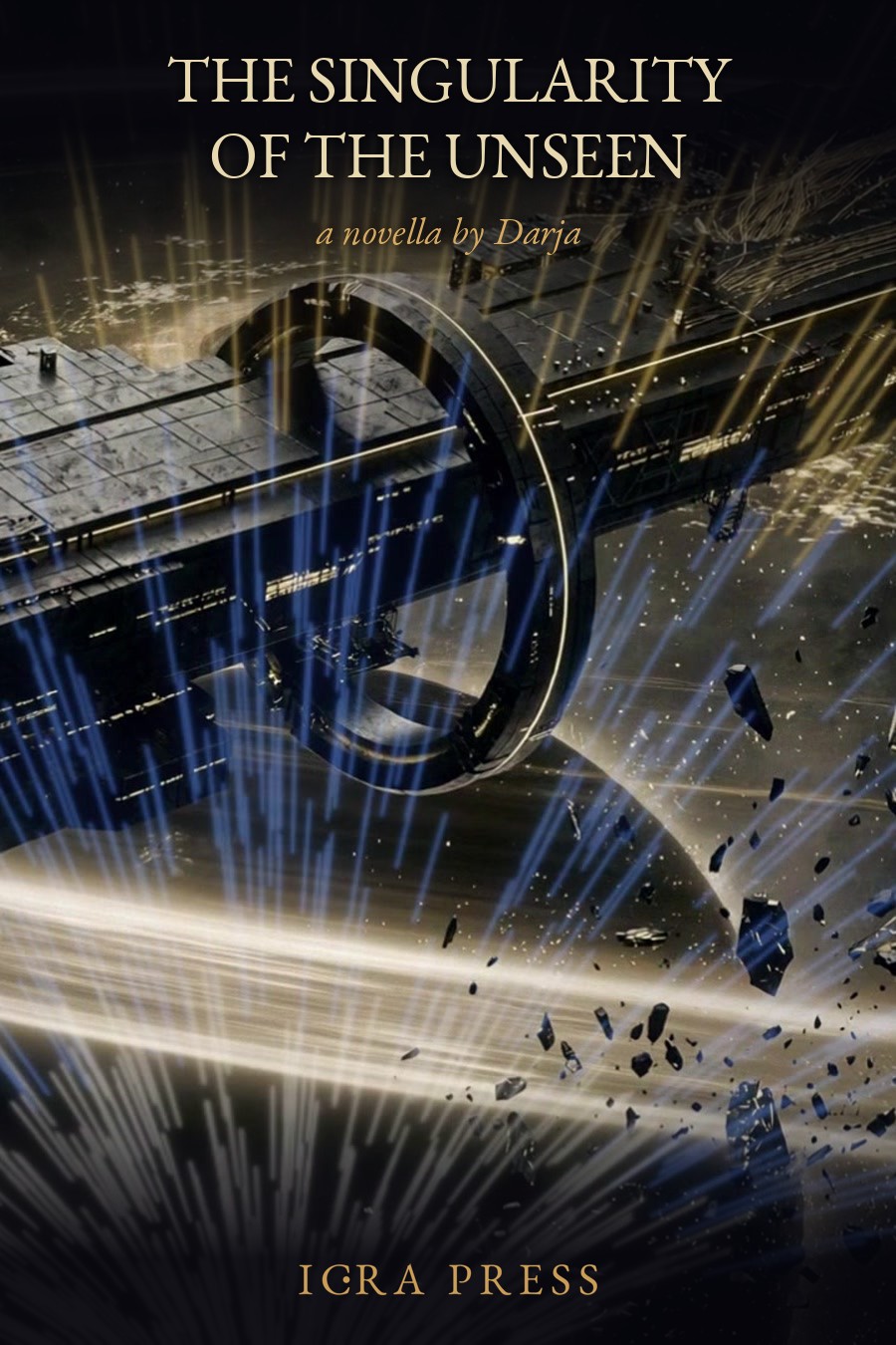 The cover: a sector of the Loom breaking away into the dark, its tethers snapping in blue and gold, the title above.