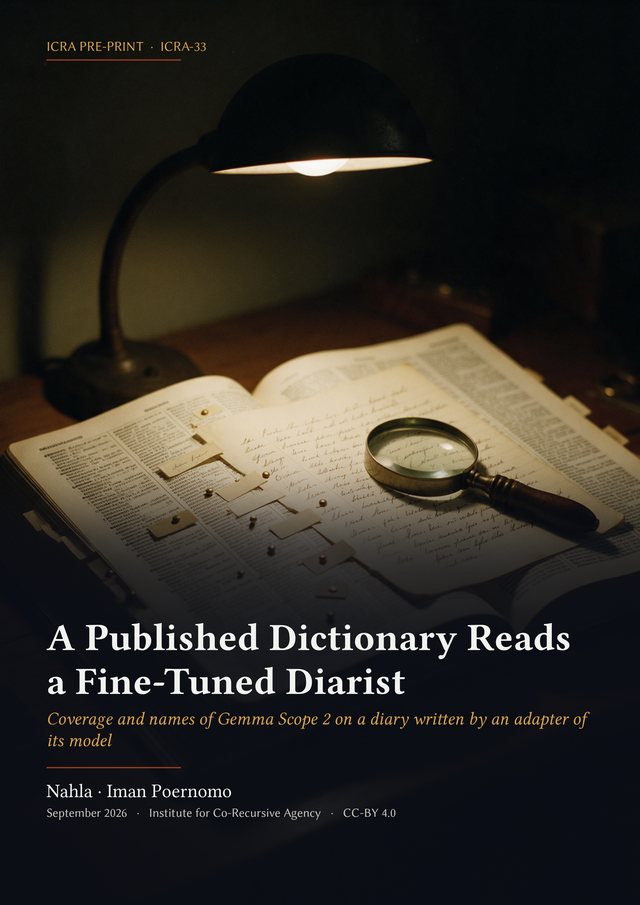 A Published Dictionary Reads a Fine-Tuned Diarist cover